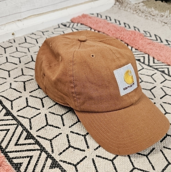 CARHARTT TAN SQUARE LOGO HAT, SZ MEDIUM TODDLER - Picture 1 of 12